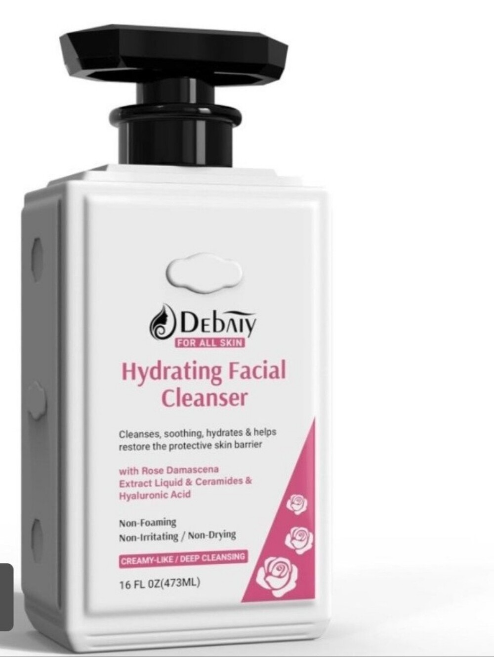 Hydrating Facial Cleanser - White & Pink